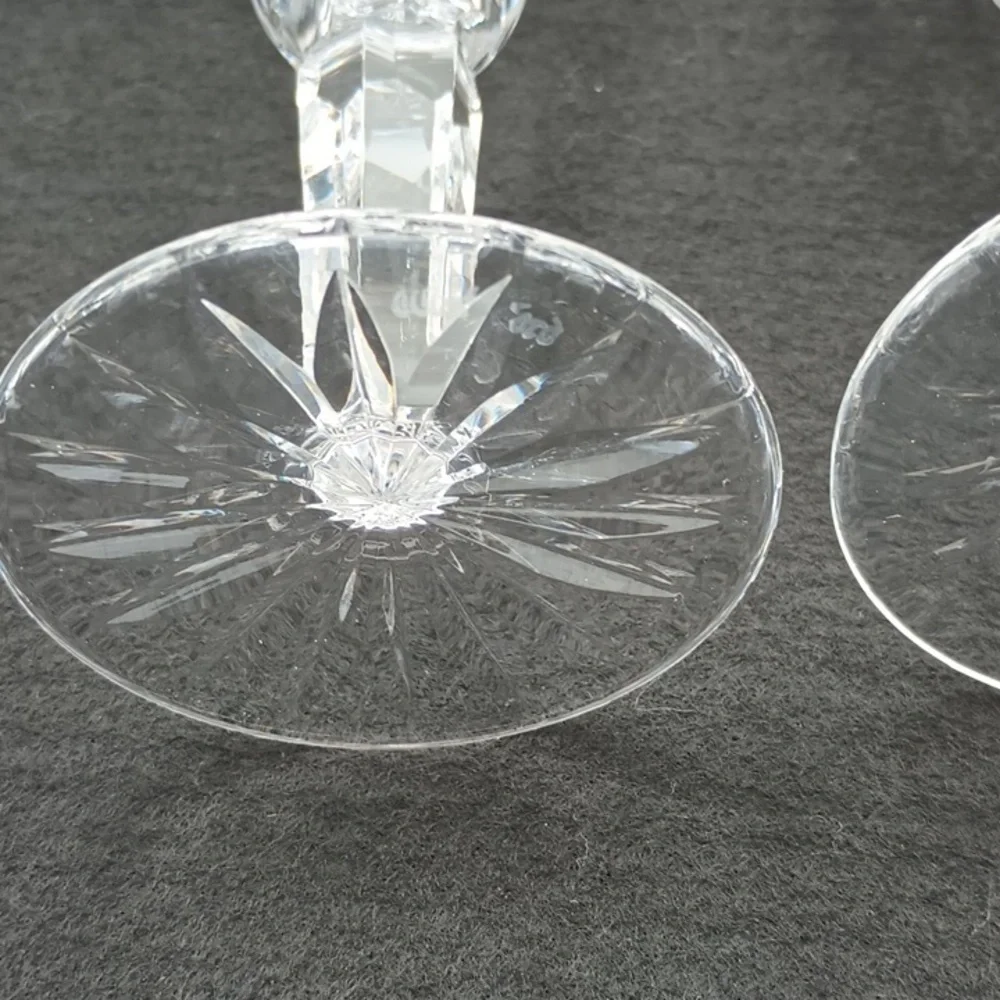 Waterford Crystal Glenmore Vintage Champagne Flutes Set of 2 No Chips Excellent
